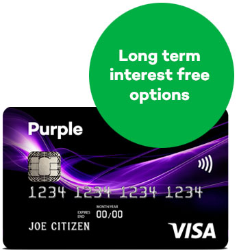 Purple Visa Card